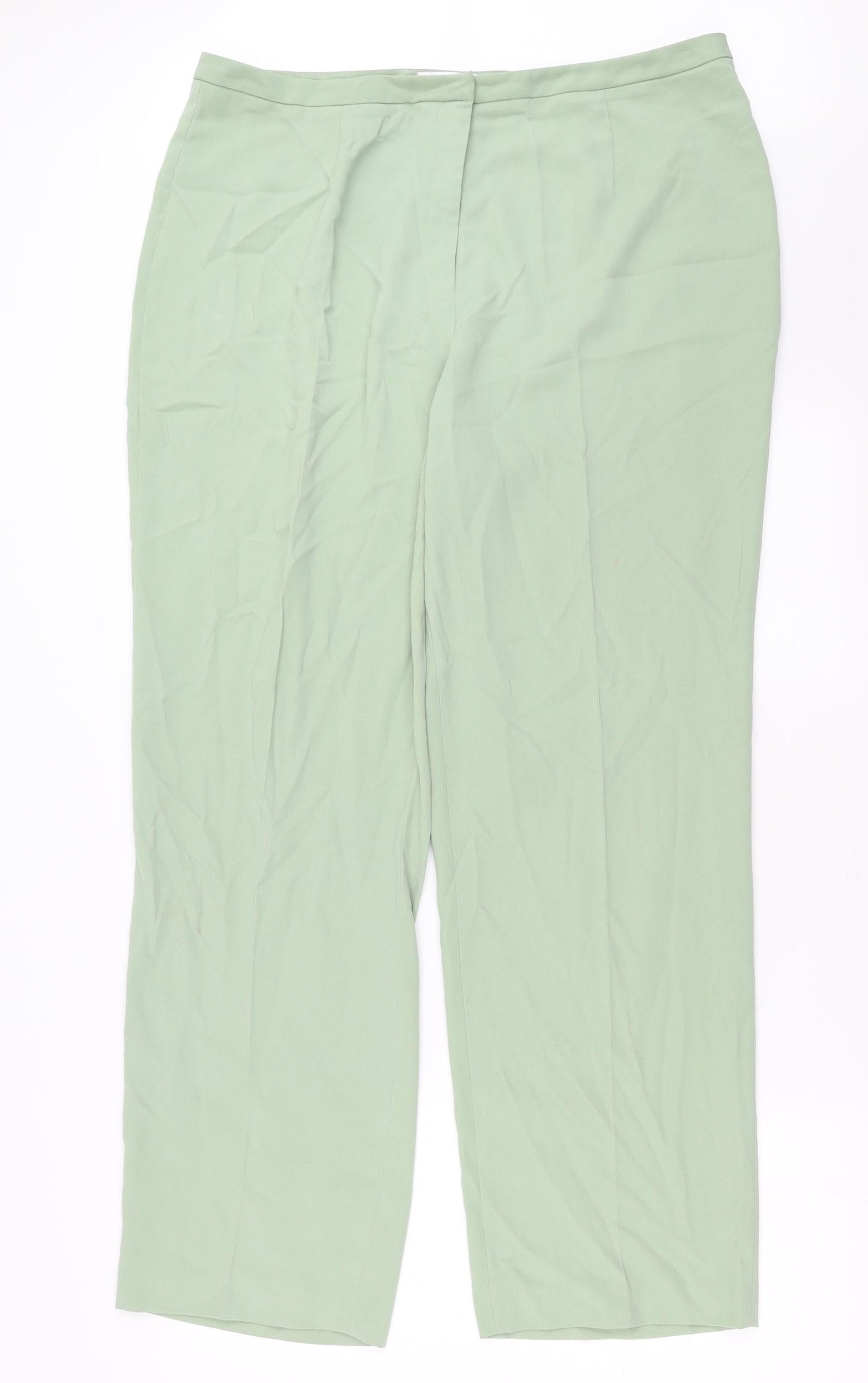 Womens UK Size 20 collection Regular Fit  Green Trousers