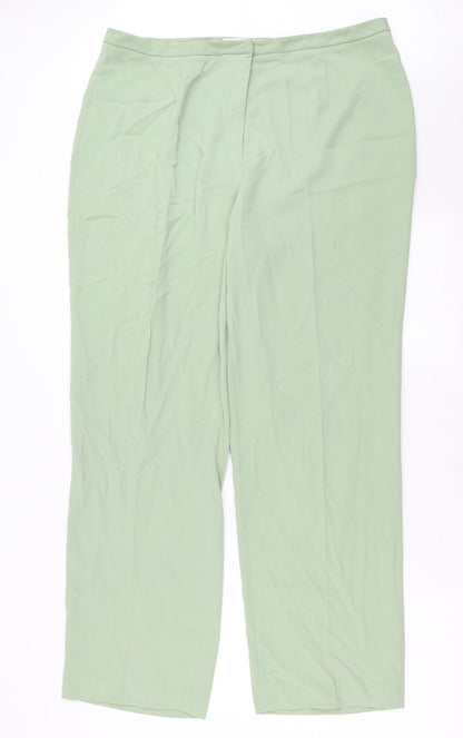 Womens UK Size 20 collection Regular Fit  Green Trousers