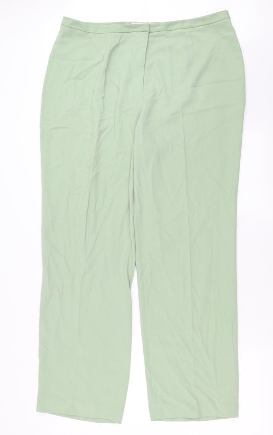 Womens UK Size 20 collection Regular Fit  Green Trousers
