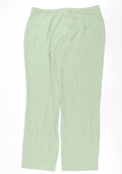 Womens UK Size 20 collection Regular Fit  Green Trousers