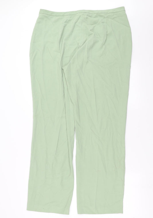 Womens UK Size 20 collection Regular Fit  Green Trousers