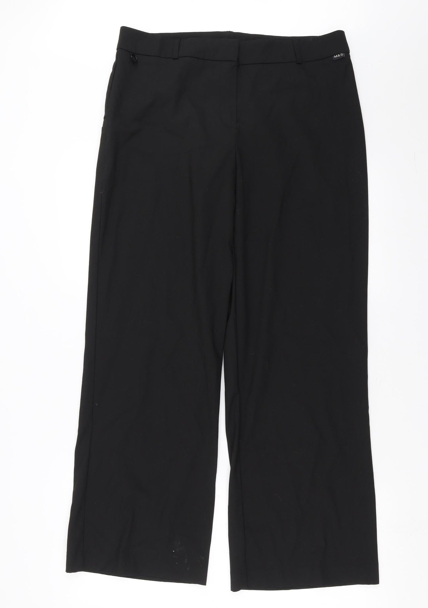 Womens UK Size 14 incorporatewear Regular Fit  Black Trousers