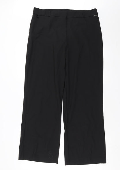 Womens UK Size 14 incorporatewear Regular Fit  Black Trousers