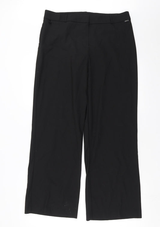 Womens UK Size 14 incorporatewear Regular Fit  Black Trousers