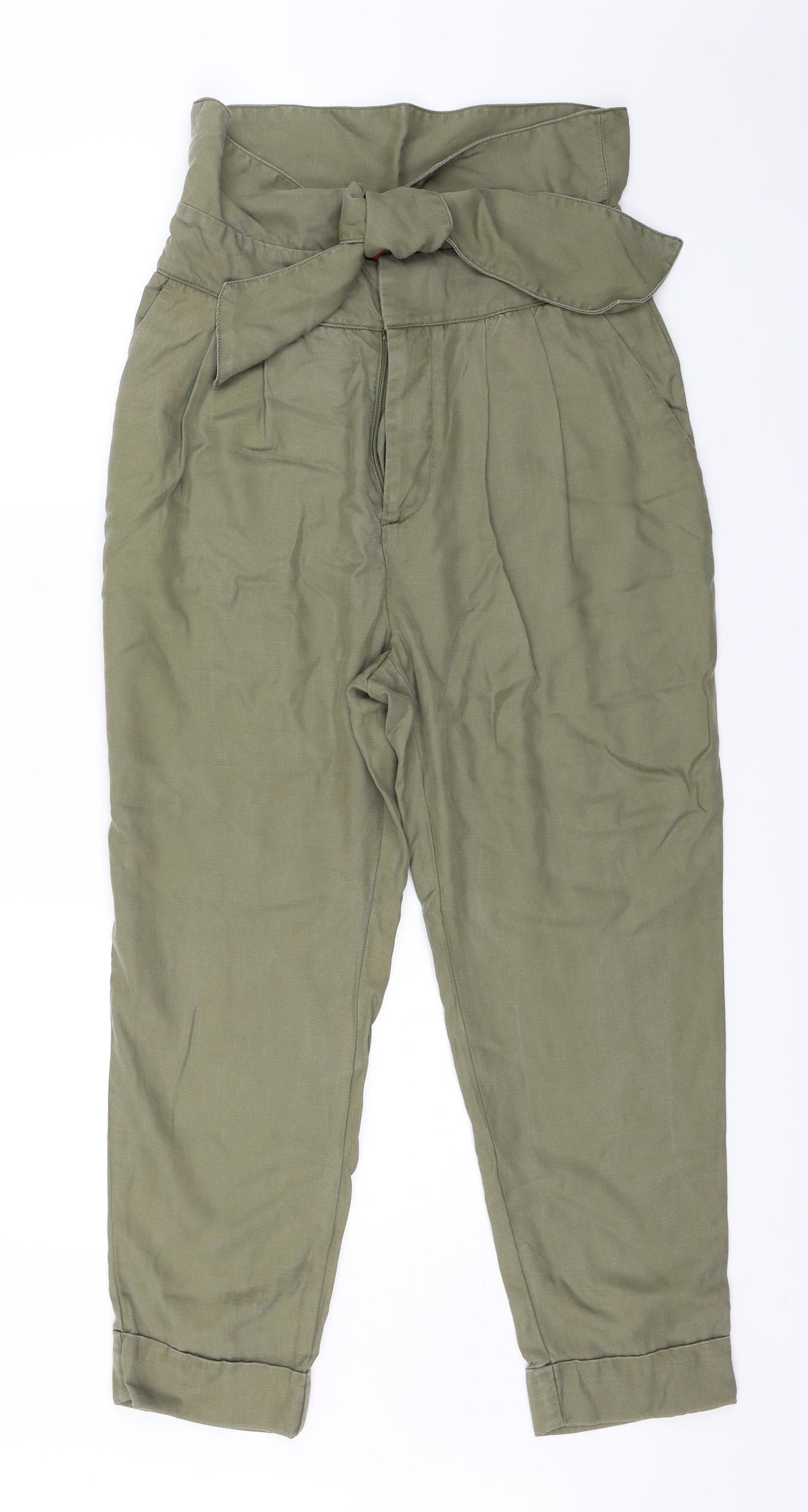Cantonnier Womens Green   Trousers  Size 10 L23 in