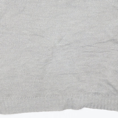 H&M Womens Grey  Knit Pullover Jumper Size M