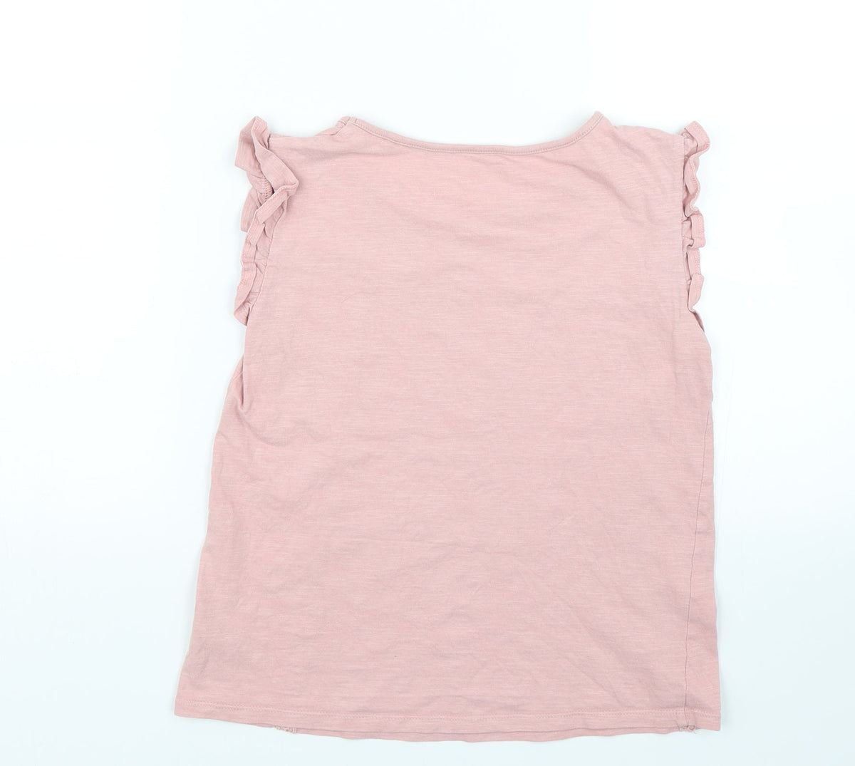 Back view of Tu girls’ pink basic casual, size 10-11, years