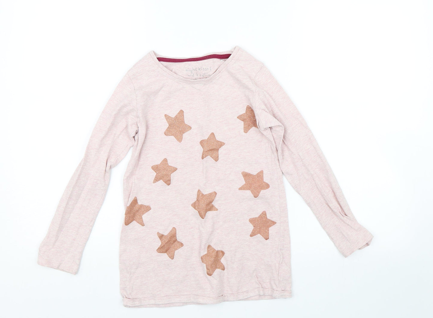 NEXT Girls Pink Geometric  Cami Pyjama Top Size 9 Years  - Stars