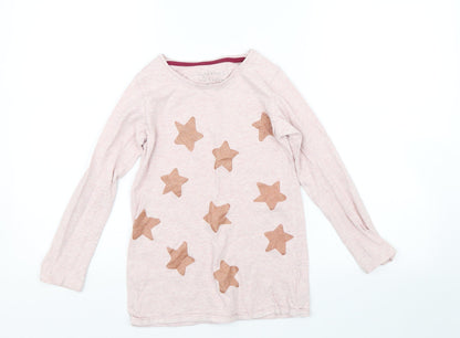 NEXT Girls Pink Geometric  Cami Pyjama Top Size 9 Years  - Stars