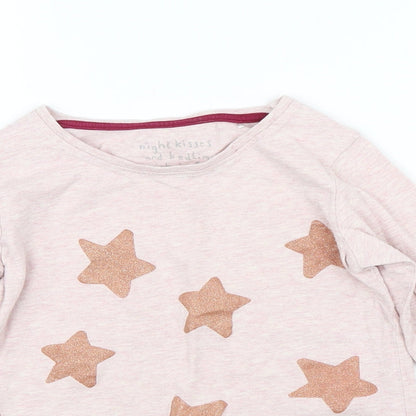 NEXT Girls Pink Geometric  Cami Pyjama Top Size 9 Years  - Stars
