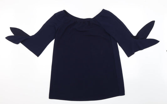 George Womens Blue   Basic T-Shirt Size 12