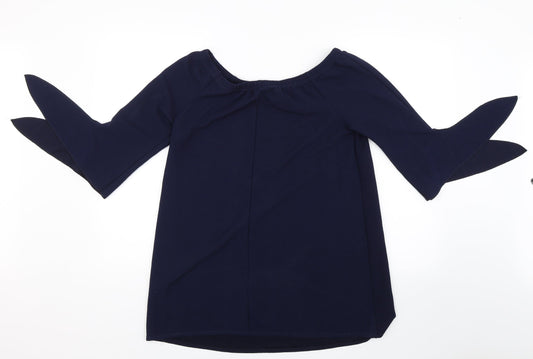 George Womens Blue   Basic T-Shirt Size 12