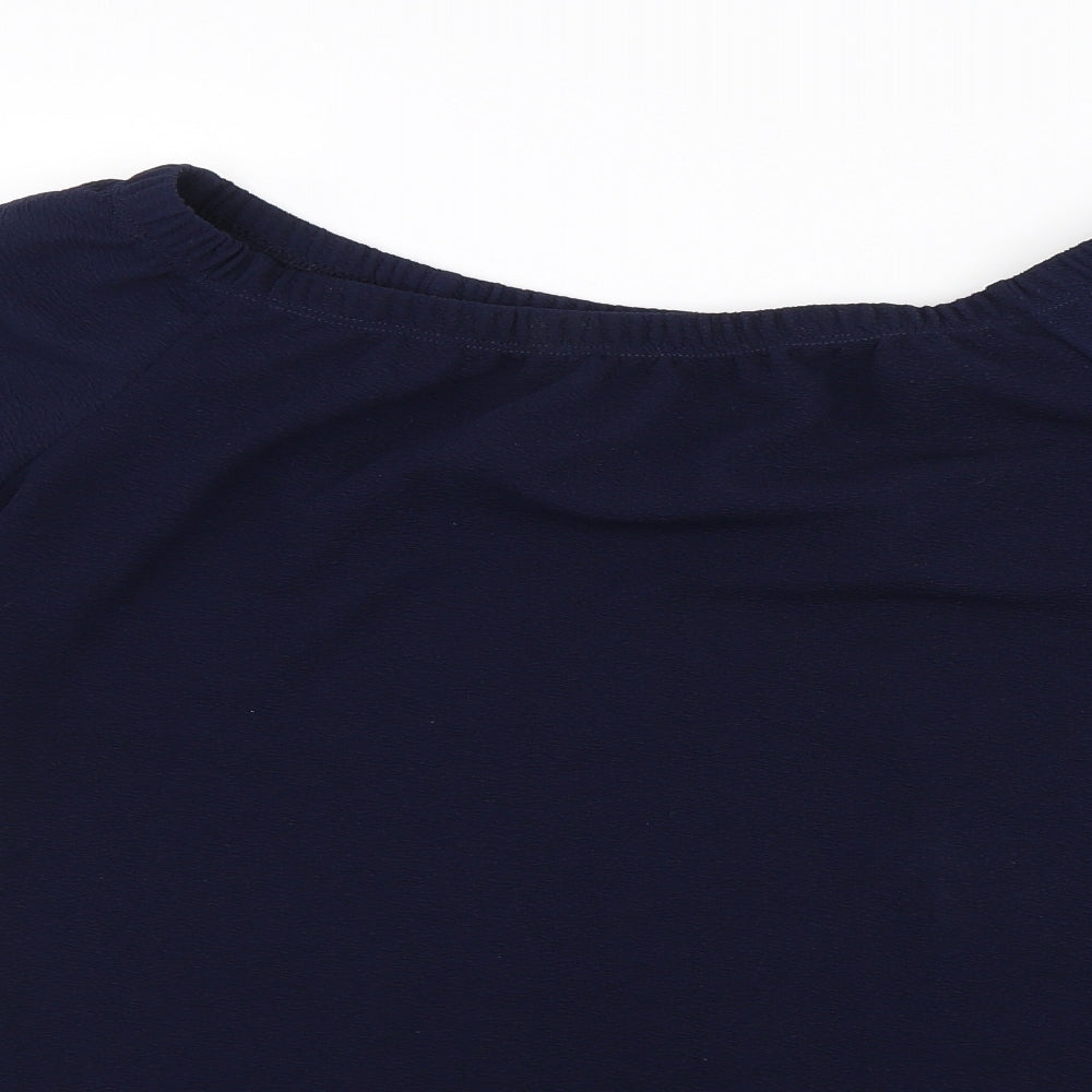 George Womens Blue   Basic T-Shirt Size 12