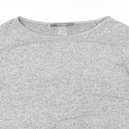 Womens UK Size M COIN 1804 Grey Basic T-Shirt