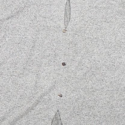 Womens UK Size M COIN 1804 Grey Basic T-Shirt