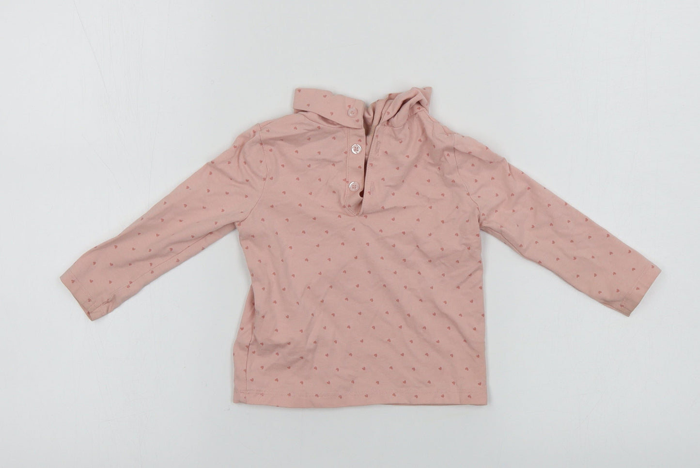 Primark  Girls Pink   Basic T-Shirt Size 9-12 Months