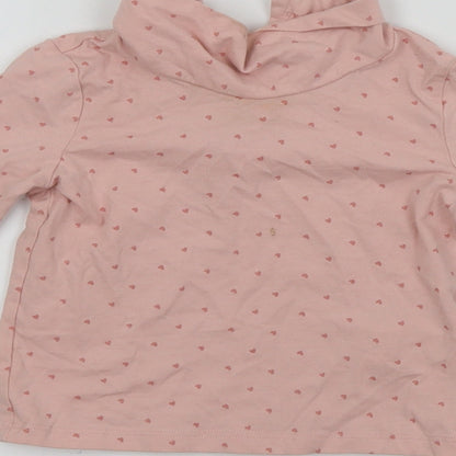Primark  Girls Pink   Basic T-Shirt Size 9-12 Months