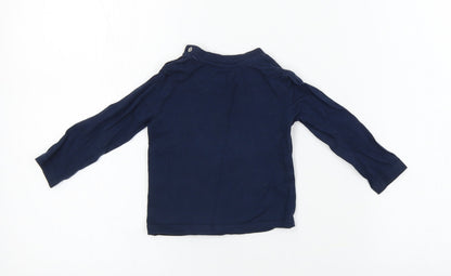 Very Girls Blue   Basic T-Shirt Size 6-9 Months