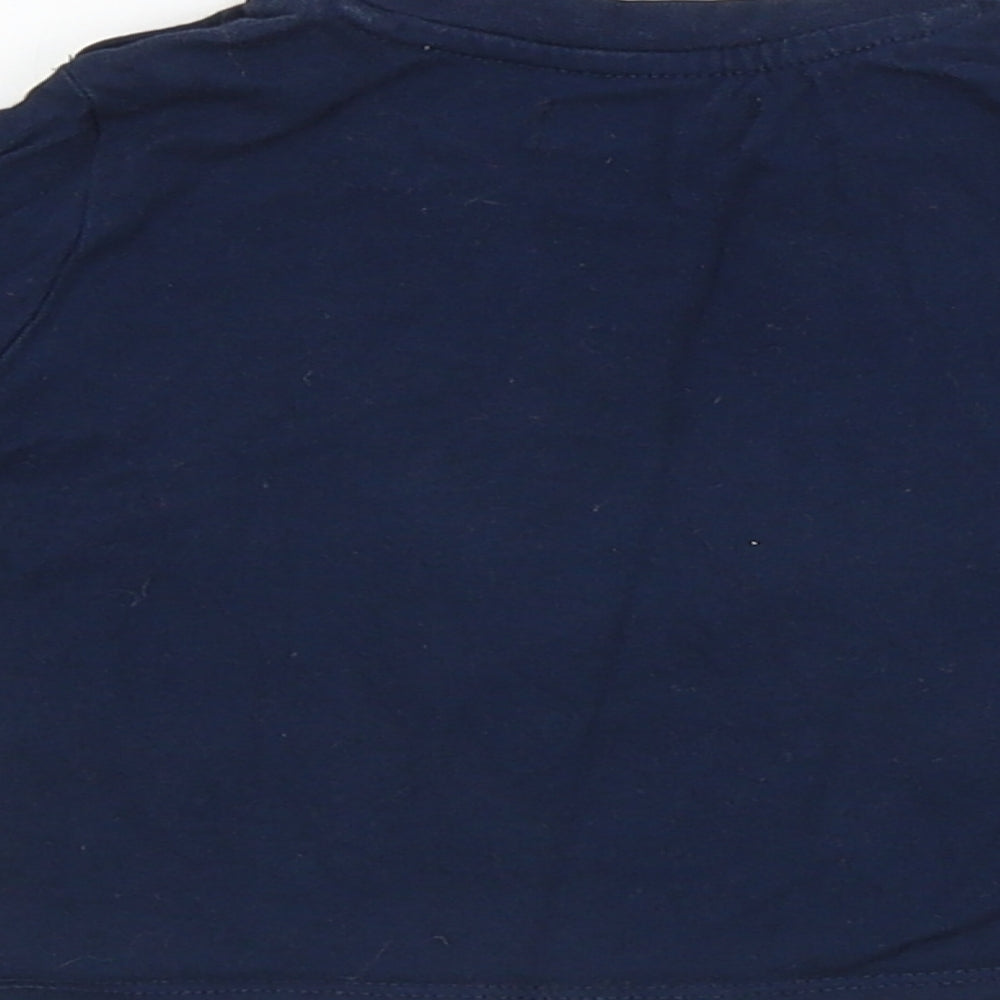 Very Girls Blue   Basic T-Shirt Size 6-9 Months