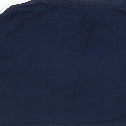 Very Girls Blue   Basic T-Shirt Size 6-9 Months