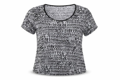 Womens UK Size 16 Soon Black Basic T-Shirt