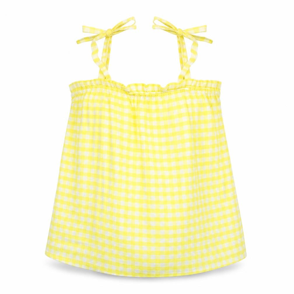 Womens UK Size 10 George Yellow Basic T-Shirt