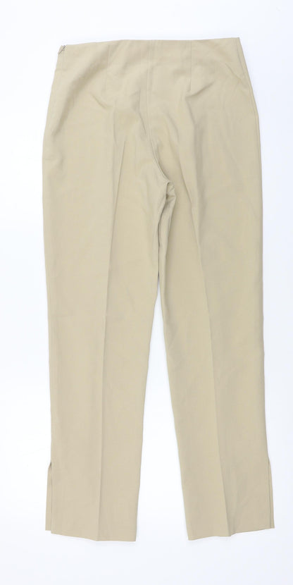 Womens UK Size 12 ASOS Regular Fit  Beige Trousers