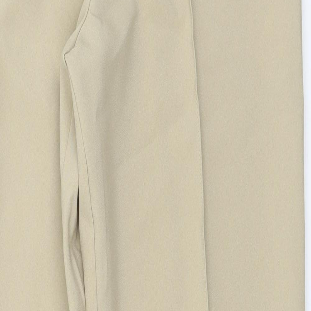 Womens UK Size 12 ASOS Regular Fit  Beige Trousers