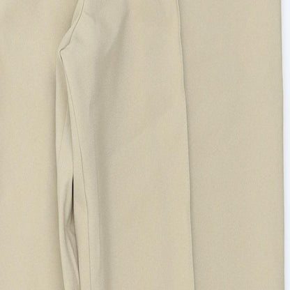 Womens UK Size 12 ASOS Regular Fit  Beige Trousers