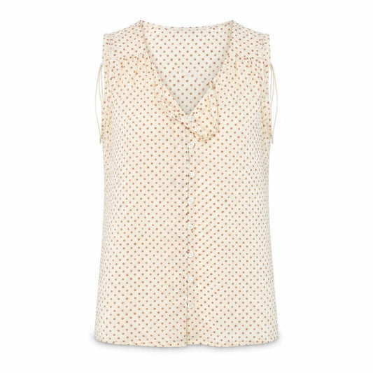 Womens UK Size 8 F&F Beige Basic Button-Up