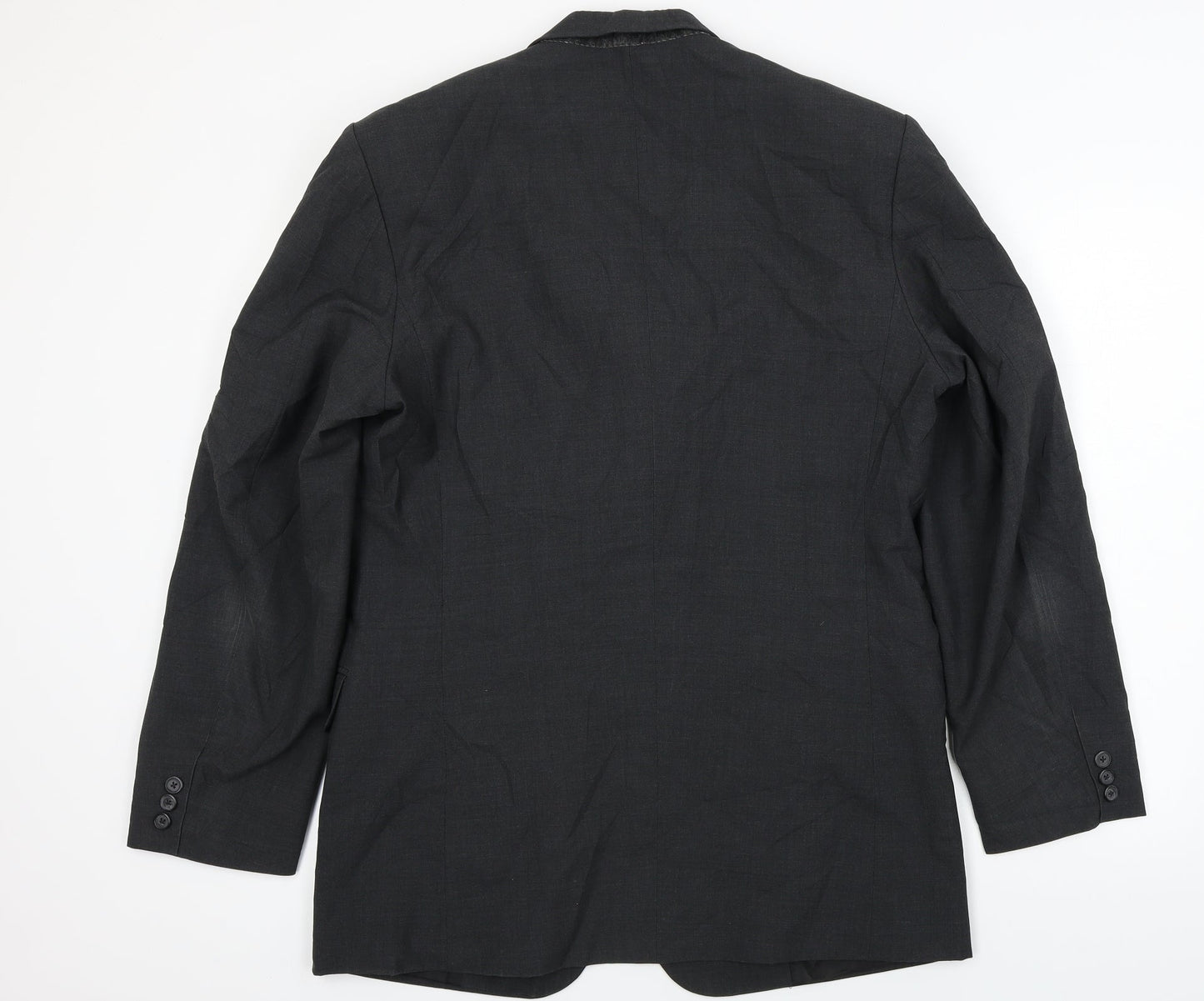 Mens UK Size 38 Preworn Regular Grey Suit Jacket