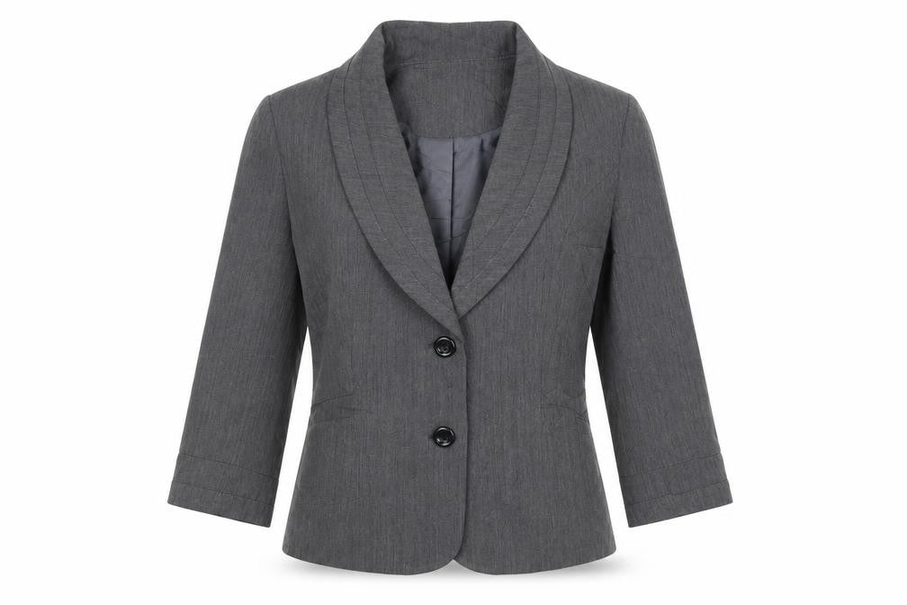 lara moda Womens Grey   Jacket Blazer Size 10