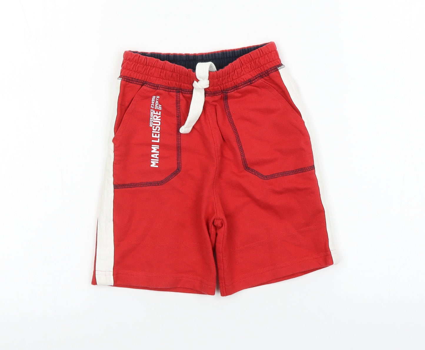 F&F  Boys Red   Sweatpants  Size 12-18 Months