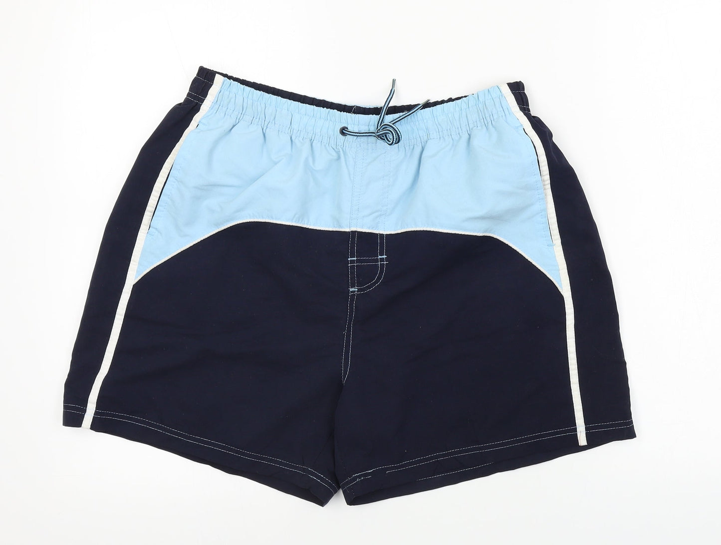 Sactive  Mens Blue Paisley  Bermuda Shorts Size M