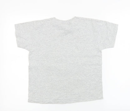 moshi monsters  Boys Grey   Basic T-Shirt Size 7-8 Years