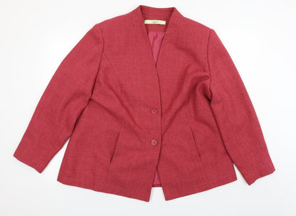 Classics Womens Pink   Jacket Blazer Size 20
