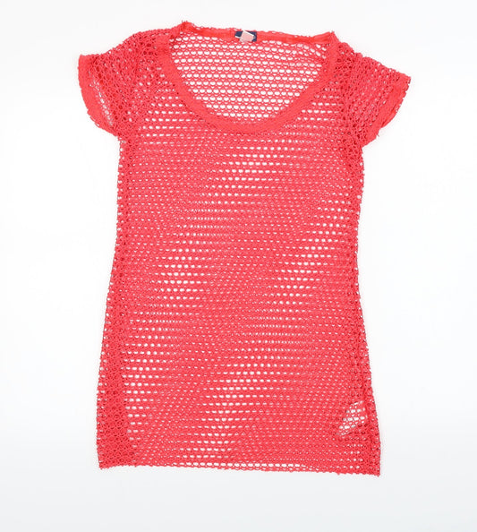 ESMARA  Womens Pink   Basic T-Shirt Size 10