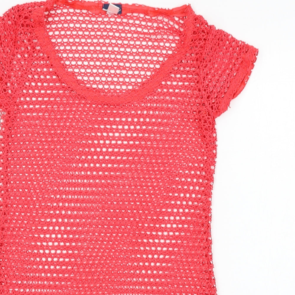 ESMARA  Womens Pink   Basic T-Shirt Size 10