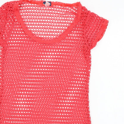 ESMARA  Womens Pink   Basic T-Shirt Size 10