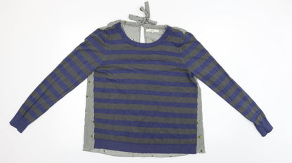 NEXT  Womens Blue Striped  Pullover Jumper Size 12