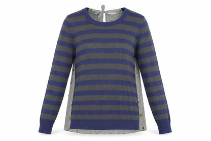 Next  Womens Blue Striped  Pullover Jumper Size 12