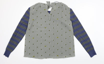 NEXT  Womens Blue Striped  Pullover Jumper Size 12