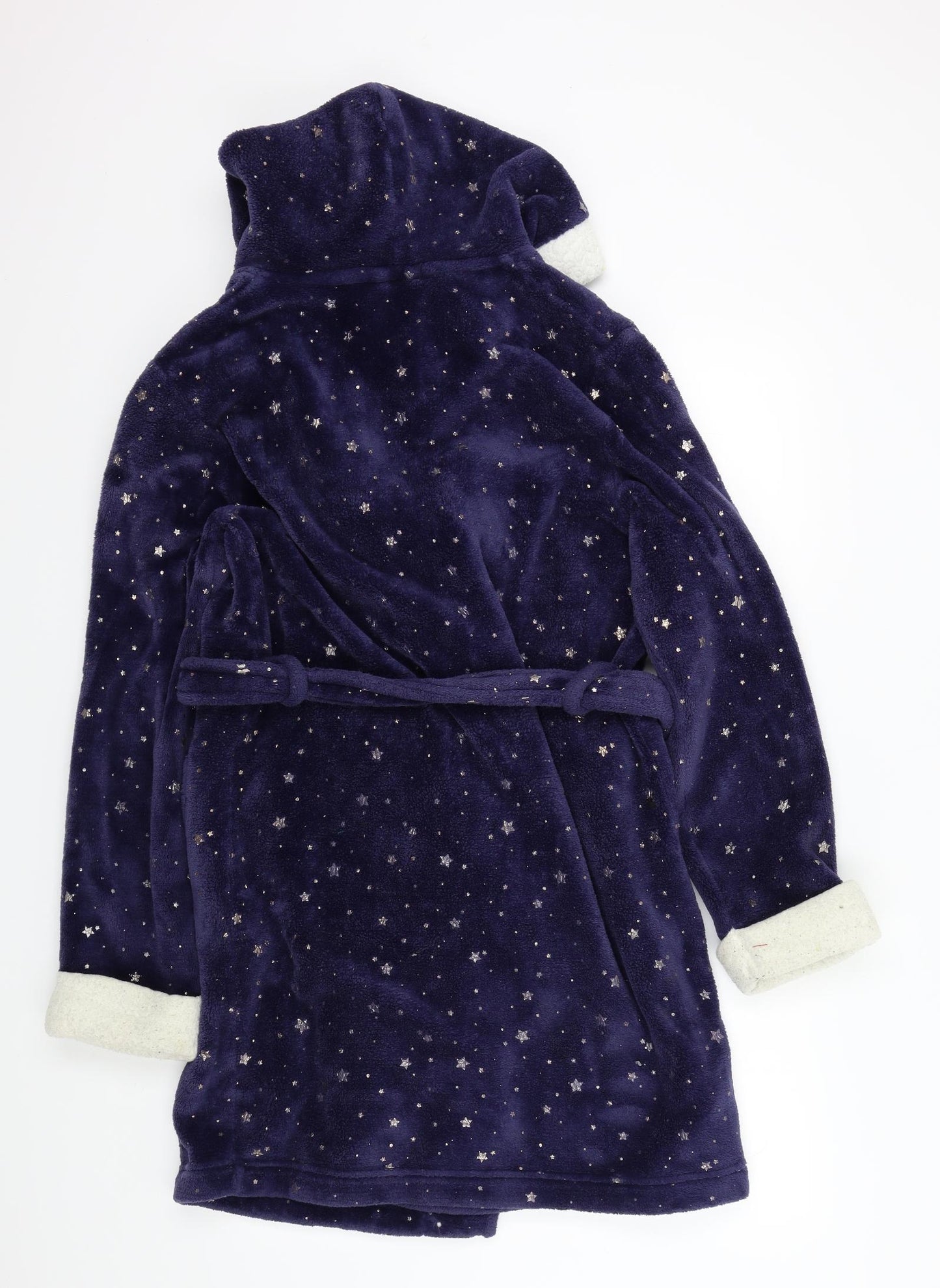 George Girls Blue Colourblock  Top Robe Size M
