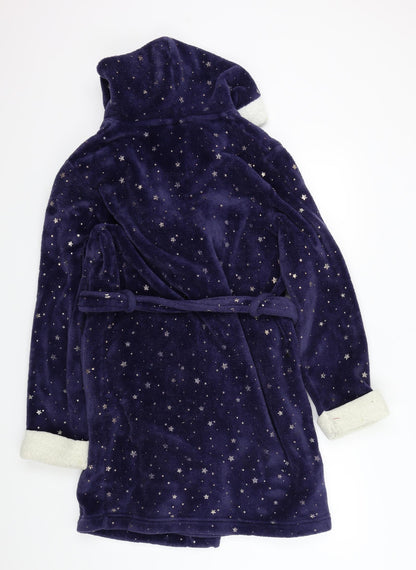 George Girls Blue Colourblock  Top Robe Size M