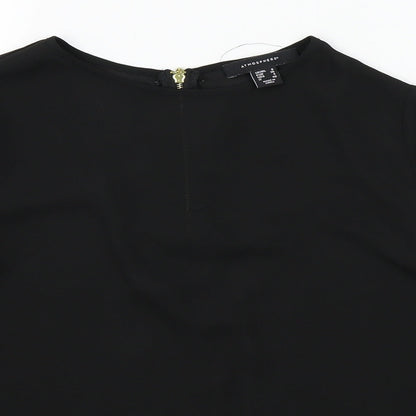 Primark Womens Black   Basic Blouse Size 8