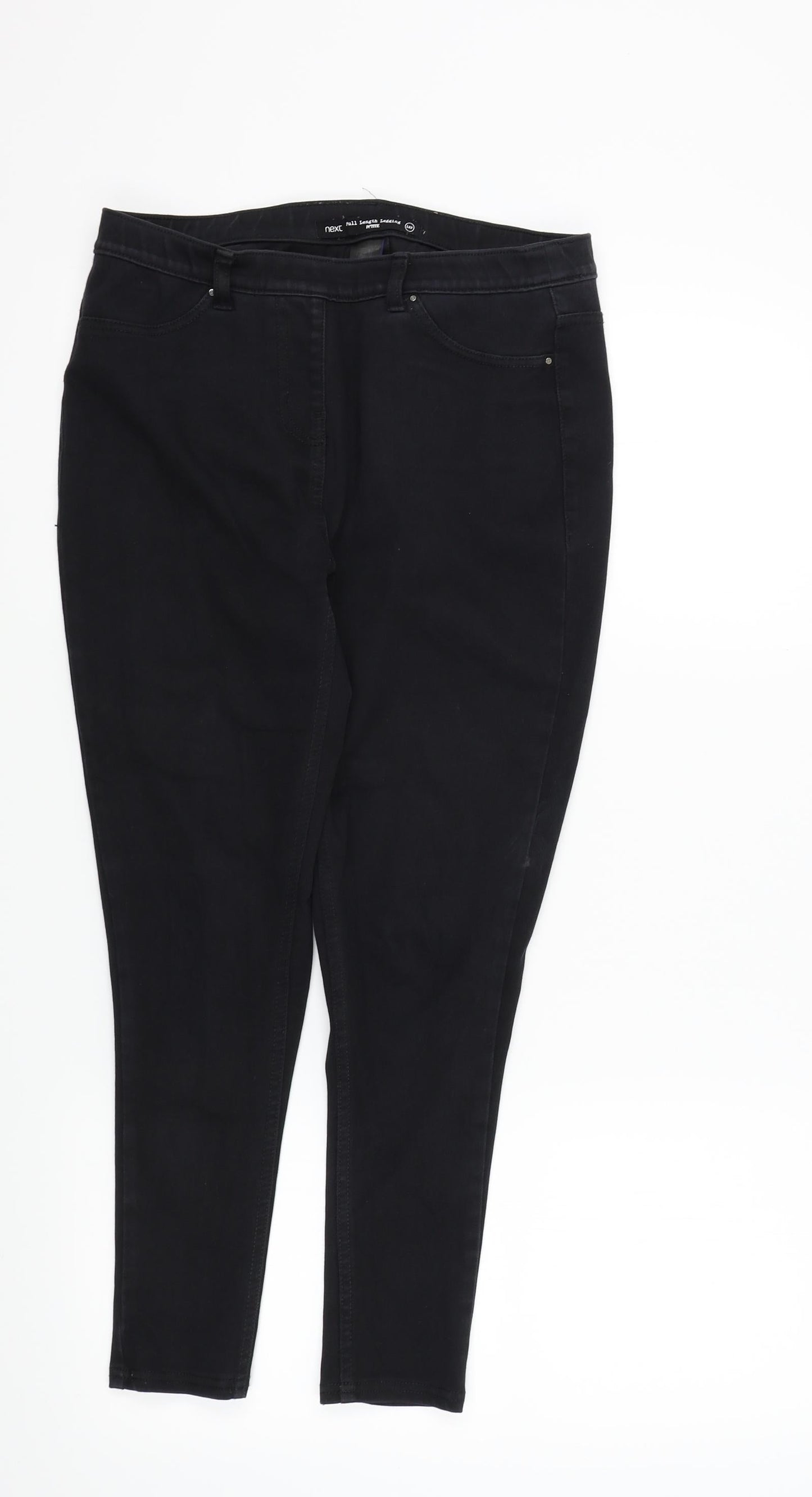 NEXT Womens Black   Skinny Jeans Size 12 L24 in