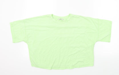 George Womens Green   Basic T-Shirt Size 10