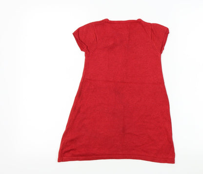 Blue Zoo Girls Red   A-Line  Size 5-6 Years