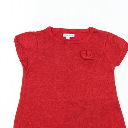 Blue Zoo Girls Red   A-Line  Size 5-6 Years