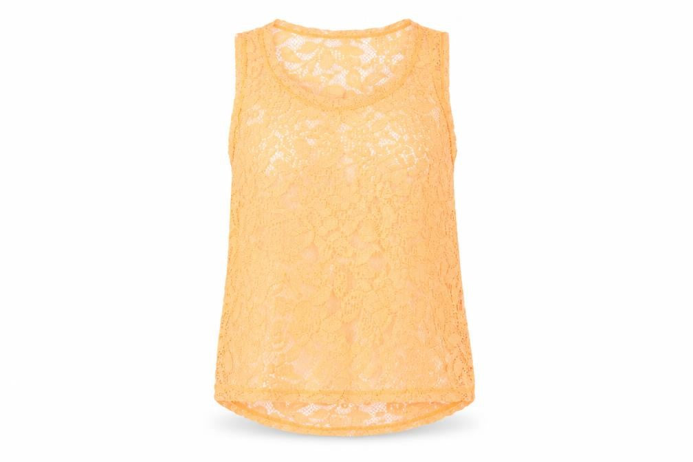 Womens UK Size 12 Primark Orange Basic T-Shirt